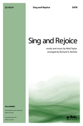 Sing and Rejoice SATB choral sheet music cover